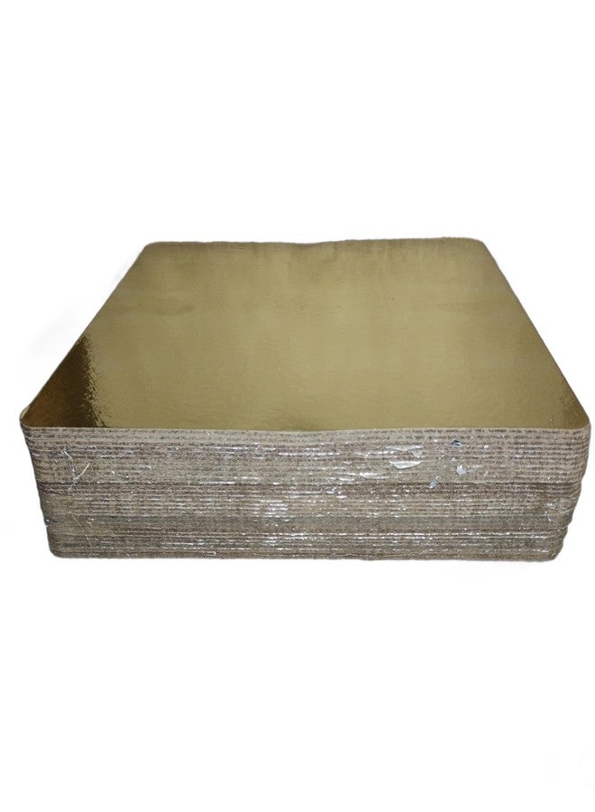 Baekence 10 inch Cake Base Square Card Board Round 10 pcs Cardboard Square Cake Base, 10 inches, Pack of 10 pcs - Image 4