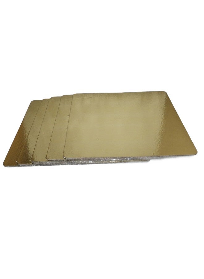 Baekence 10 inch Cake Base Square Card Board Round 10 pcs Cardboard Square Cake Base, 10 inches, Pack of 10 pcs - Image 3