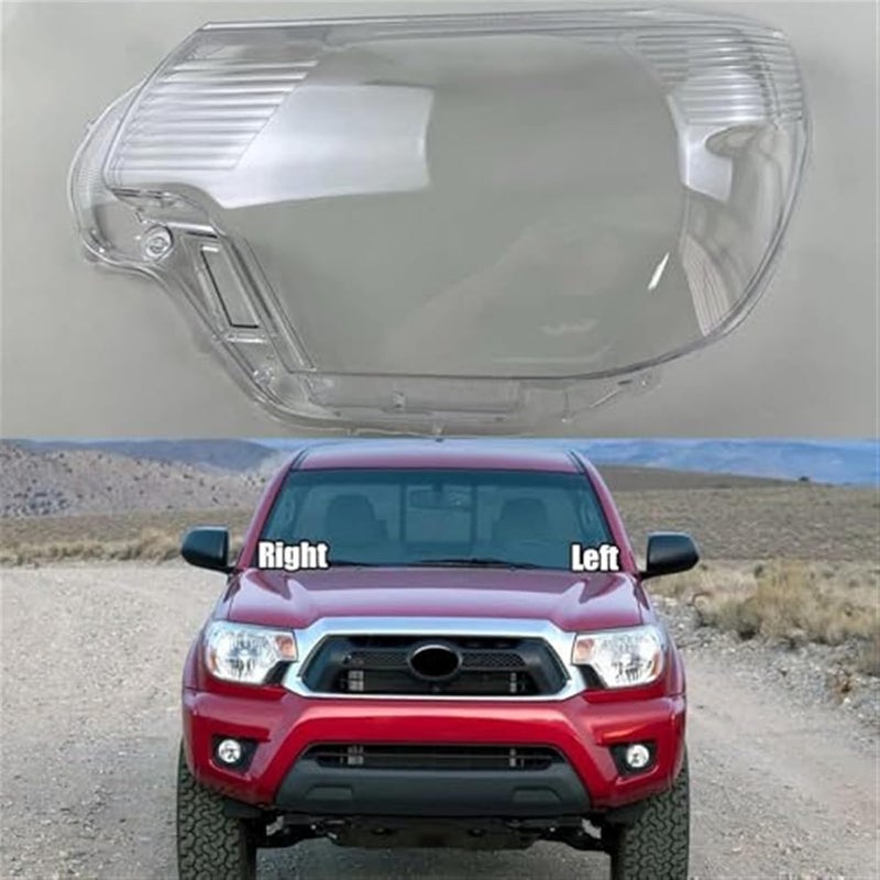 Vuzmode Transparent Headlight Lens Cover for Toyota Tacoma 2012-2015 - Image 3