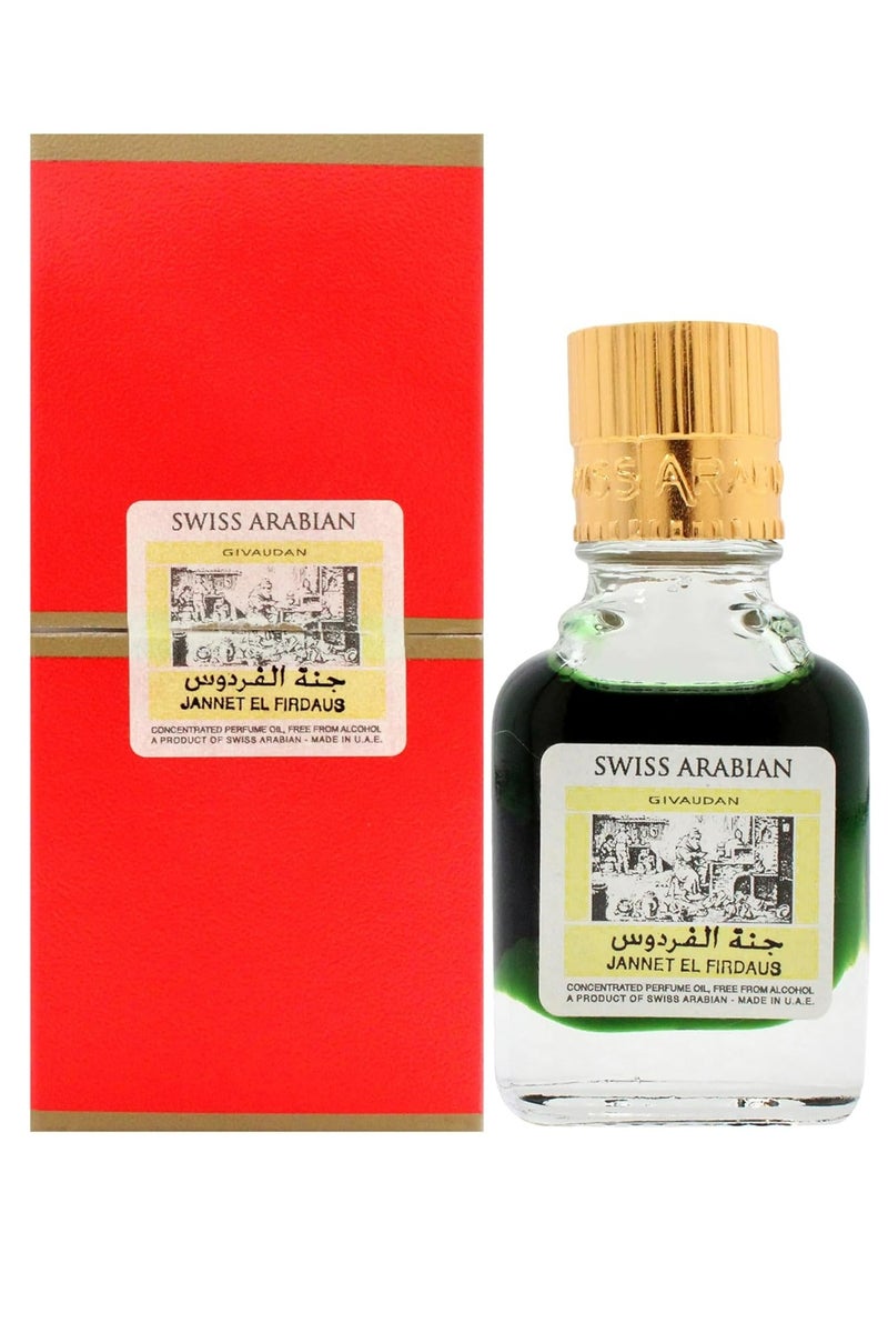 سويس أربيان زيت عطري مركز جنيت الفردوس R2B من سويس ارابيان، 9 مل