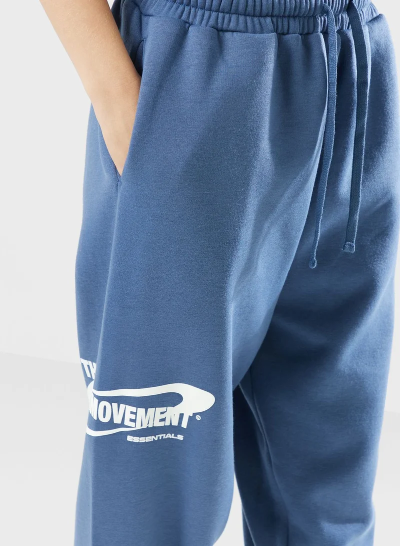 The Giving Movement Oversized Space Printed Joggers