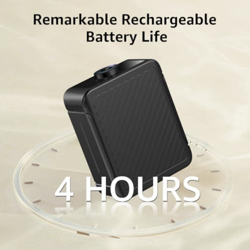Mini Camera for Home 4K HD Indoor Battery Wireless WiFi Security App Control Smallest Surveillance Camera for Room Nanny CAM with Motion Detection Night Vision, Matte Black - Image 4
