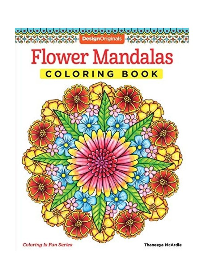 Flower Mandalas Coloring Book