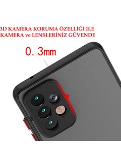 Dexmon Samsung Galaxy A32 Case 3D Camera Protection Soft Matte Smoke Case  - Image 4