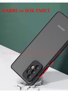 Dexmon Samsung Galaxy A32 Case 3D Camera Protection Soft Matte Smoke Case  - Image 5