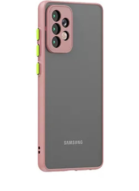 Dexmon Samsung Galaxy A32 Case 3D Camera Protection Soft Matte Smoke Case  - Image 1