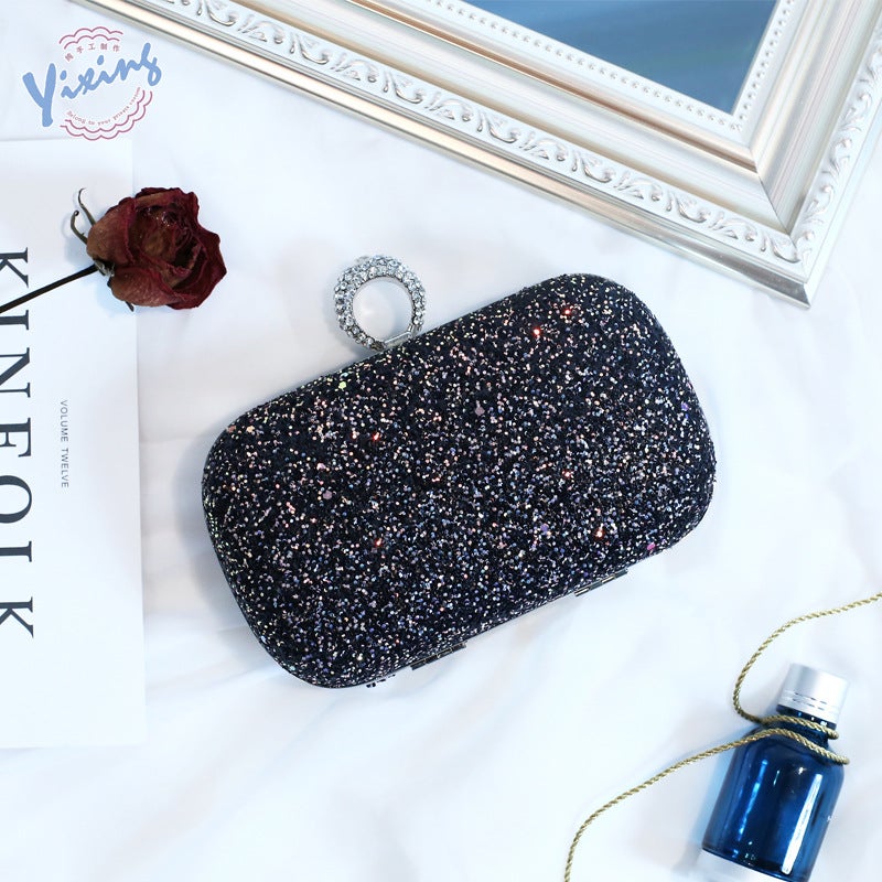 Factory Magic Color Sequins Dinner Bag Famous Yuan Bag Party Women'S Bag Inlaid Dinner Bag Supply Of A Generation Of Hair - Image 3
