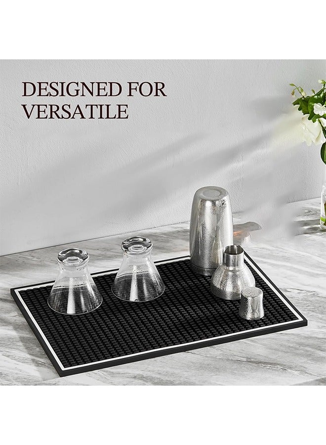 Premium Coffee Mat,Thick Durable and Stylish Coffee Mat for Spills,Non Slip, Non-Toxic, Service Mat for Coffee,Home, Restaurants Counter Top 45x30cm - Image 5