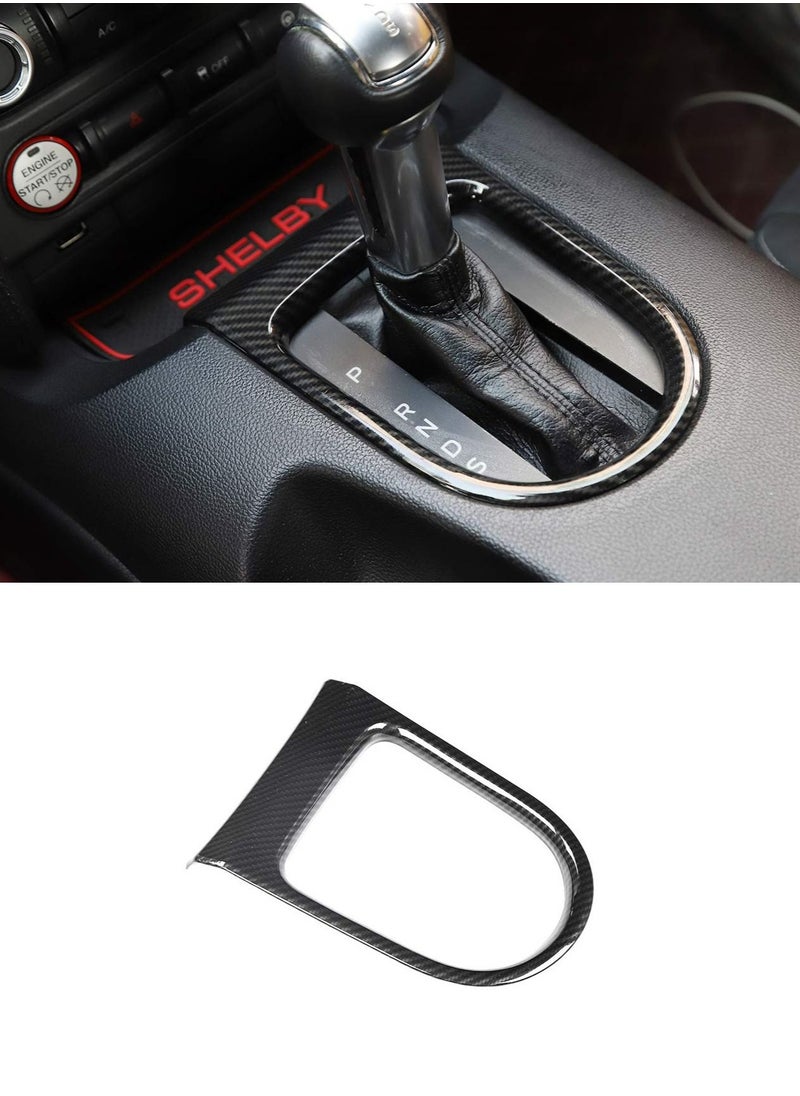 Y&D Shift Panel Frame Cover Interior Sticker for Ford Mustang, Car Center Console Gear Decorative Mustang Auto Parts 2015 2016 2017 2018 2019 2020  - Image 1