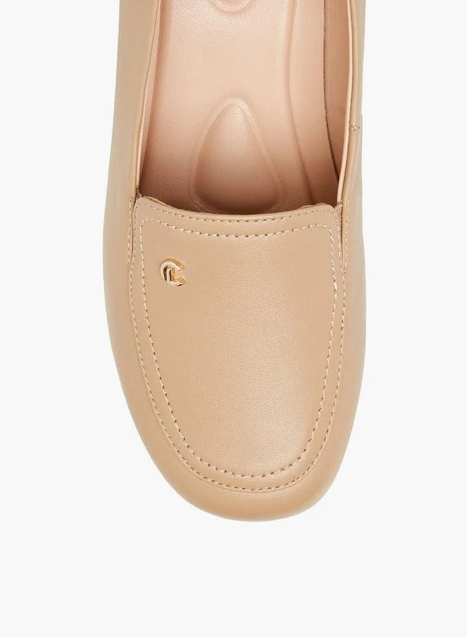 Le Confort Solid Wedge Heel Loafers