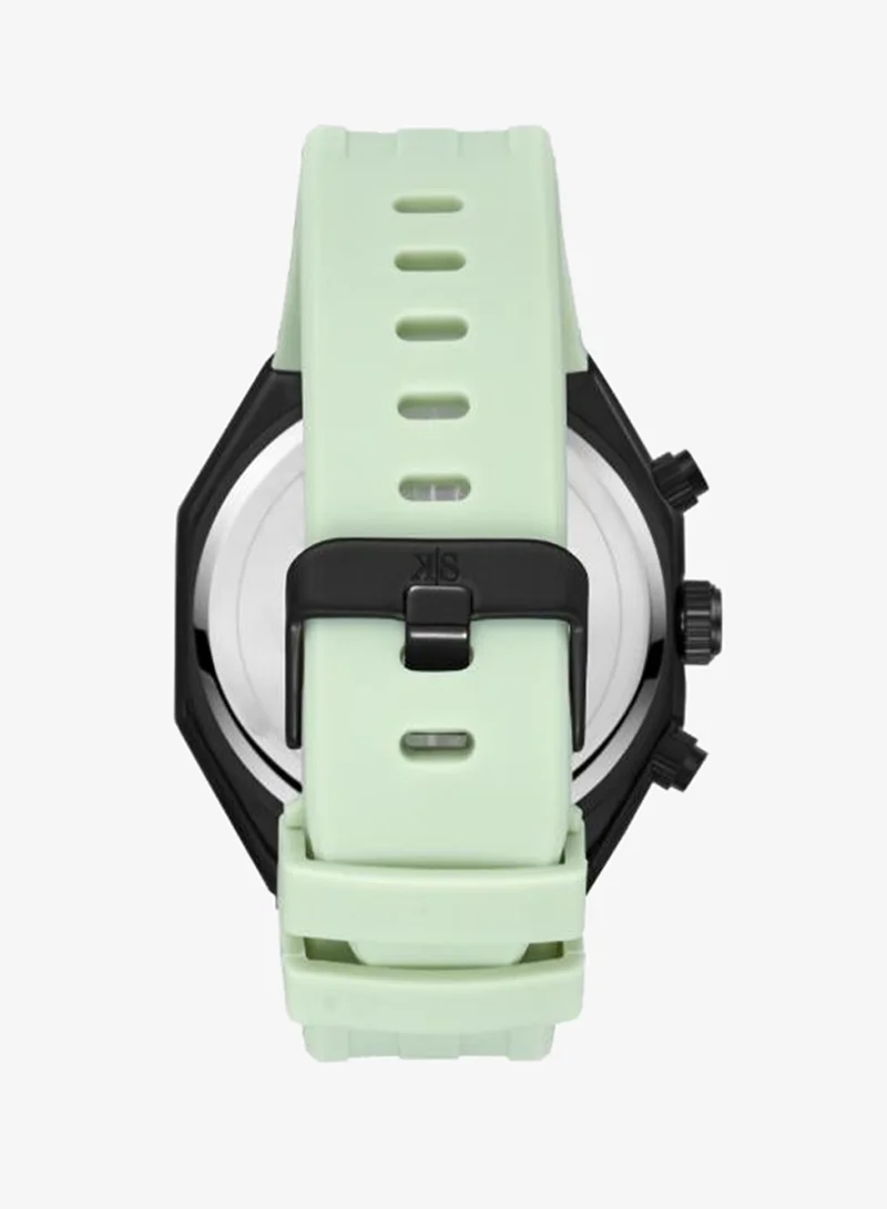Kenneth Scott Green Kenneth Scott Men's Chronograph  Black  Dial Watch - K26111-BSHB for Men | Best Price UAE