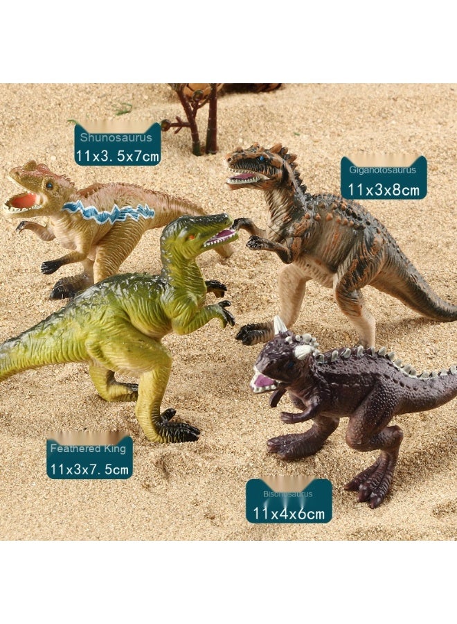 NIBEMINENT Children's Realistic Dinosaur Toy Set