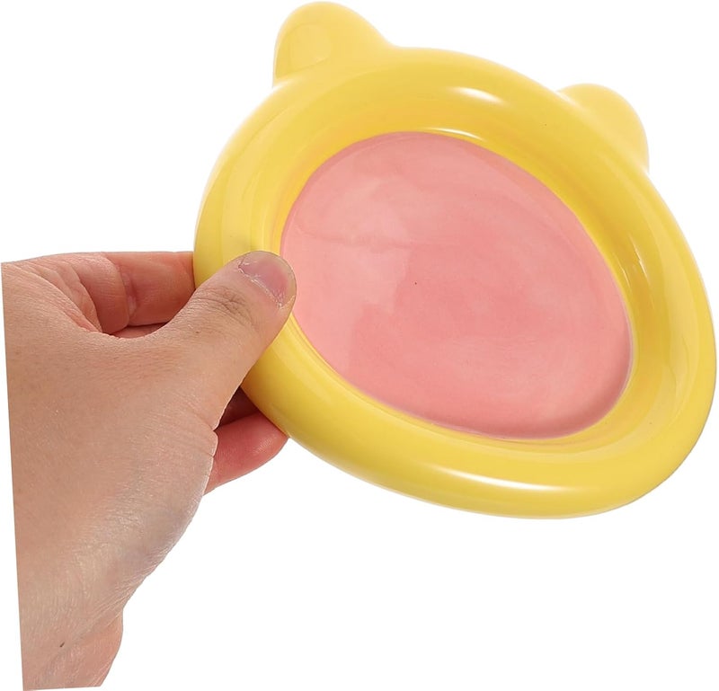 Ceramic Cat Food and Water Bowl Set Design Non-Slip Base for Small Dogs and Indoor Cats Dishwasher Safe 2-Piece Feeding Dish - Image 4