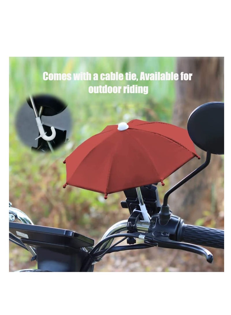 KASTWAVE Phone Umbrella for Sun Suction Cup Stand, 2Pcs Multifunctional Adjustable Cute Phone Shade Umbrella with Suction Cup, Mini Cell Phone Sunshade, Glare Blocking - Image 4