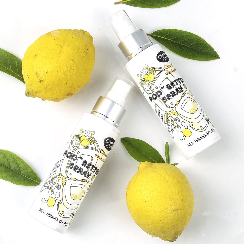 Clean-n-Fresh Toilet Spray, 6.8 Fl.oz Poo Spray | Up to 400+ Uses, 100% Natural Plant Essential Oil Citrus Scent, Bathroom Deodorizer - Image 5