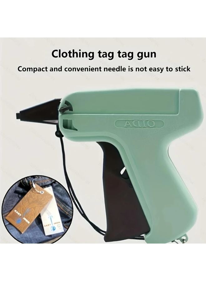 Green Portable Non Electric Label Printer Gun For Clothing Socks Hats - Image 2