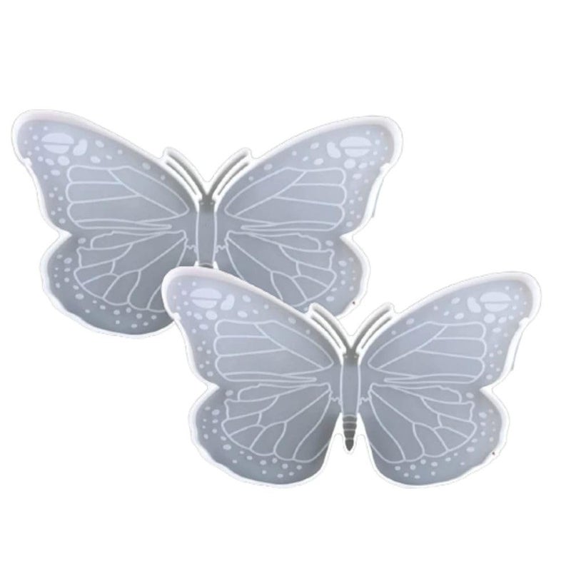 Snoogg SNOOGG Pack of 8 Inch / 3 Piece of Butterfly Mould Epoxy Resin Casting Moulds for Making and DY Home Decoration Resin Art, Butterfly Keychain - Image 1