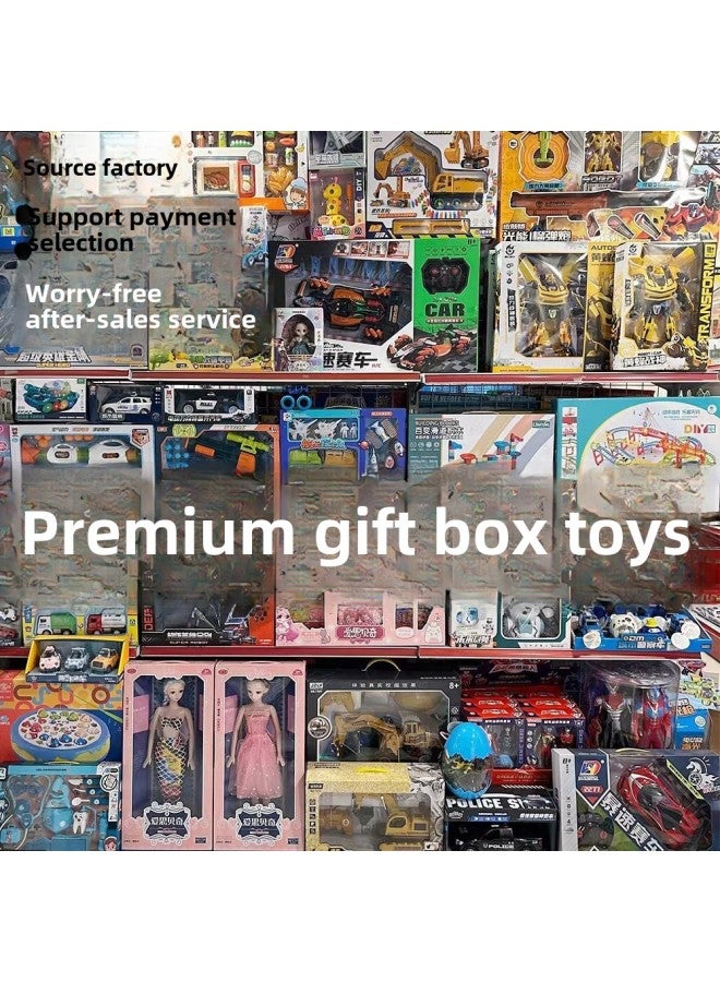 Big Gift Box Children's Stall Toys Night Market Stall Supply Educational Institutions Supermarket Gifts-Color:Two-way Land Rover Remote Control Car "color Box Size 33CM]  - Image 2