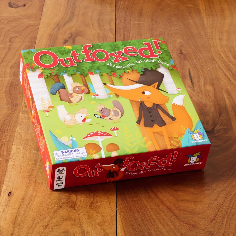 Gamewright OUTFOXED, A CLASSIC WHO DUNNIT GAME FOR PRESCHOOLERS, 4 players - Image 4