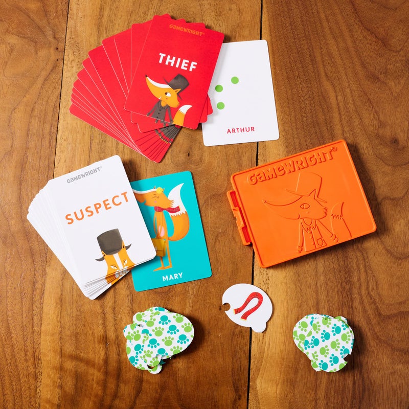 Gamewright OUTFOXED, A CLASSIC WHO DUNNIT GAME FOR PRESCHOOLERS, 4 players - Image 2