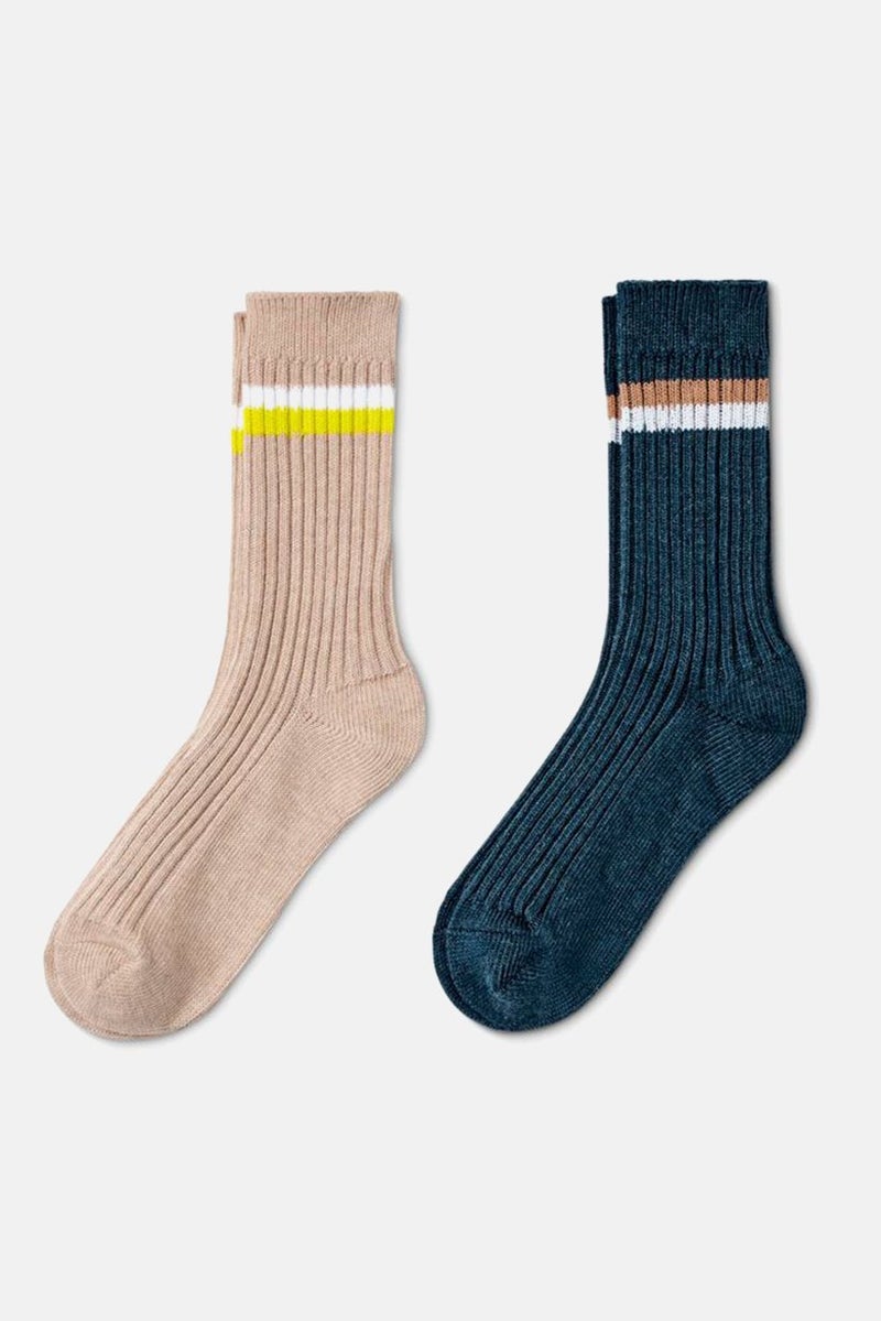 Tchibo Men 2 Pair Knitted Socks, Multicolor  - Image 1
