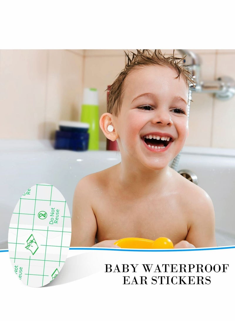 Y&D Waterproof Ear Stickers, Baby Protector, Newborn Protection for Swimming Showering Surfing Snorkeling and Other Water Sports, Suitable Adults Children  - Image 5