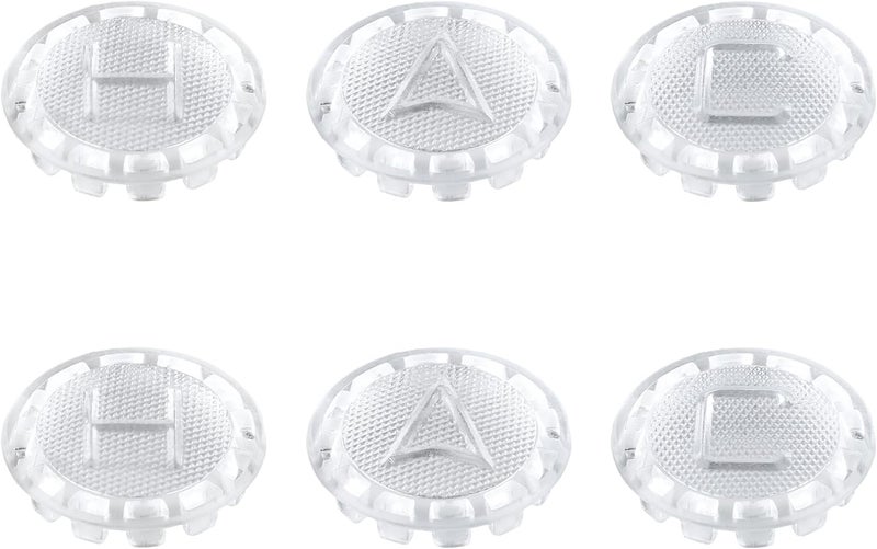 Dfnidy Faucet Index Buttons Fits for Pfister Price Verve Faucets, 6 PCS Hot and Cold Shower Knobs Replacement for Danco 80677 Index Button, Upgrade Bathroom Faucet Handle Button - Image 1