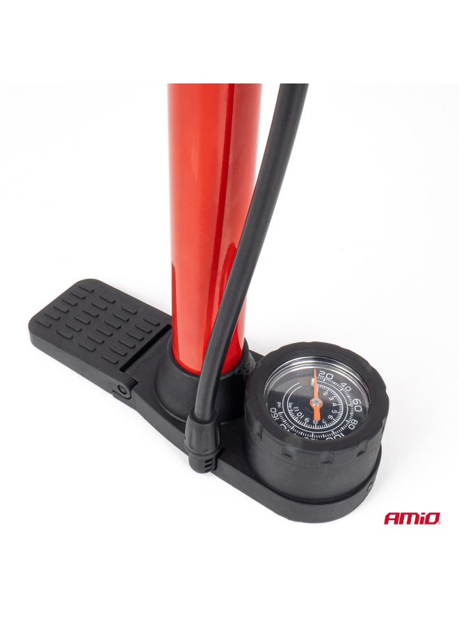 أميو BICYCLE PUMP WITH PRESSURE GAUGE - Image 5