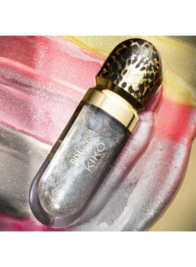 Kiko Milano jaguar nectar Just Cavalli X Kiko Milano 3D Hydra Lip Gloss Rebel Edition 02 Jaguar Nectar for Women | Best Price UAE