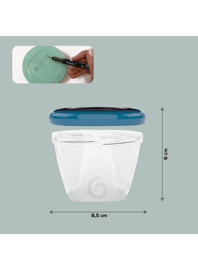 Babymoov Leak Proof Storage Bowls | BPA Free Containers With Lids, Ideal to Store Baby Food or Snacks for Toddlers (PICK YOUR SET SIZE) - Image 4