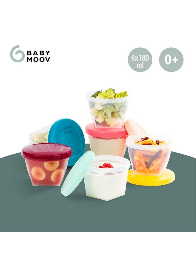 Babymoov Leak Proof Storage Bowls | BPA Free Containers With Lids, Ideal to Store Baby Food or Snacks for Toddlers (PICK YOUR SET SIZE) - Image 2