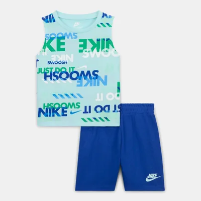 Nike Kids' Sportswear Printed Tank Top and Shorts Set