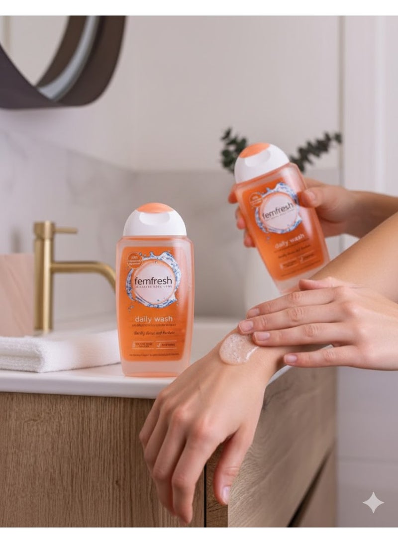 فيم فريش Femfresh غسول فيم فريش للمناطق الحساسة - عناية وانتعاش كاملين للمناطق الحساسة بخلاصة الصبار الطبيعية، ٢٥٠ مل - Image 2