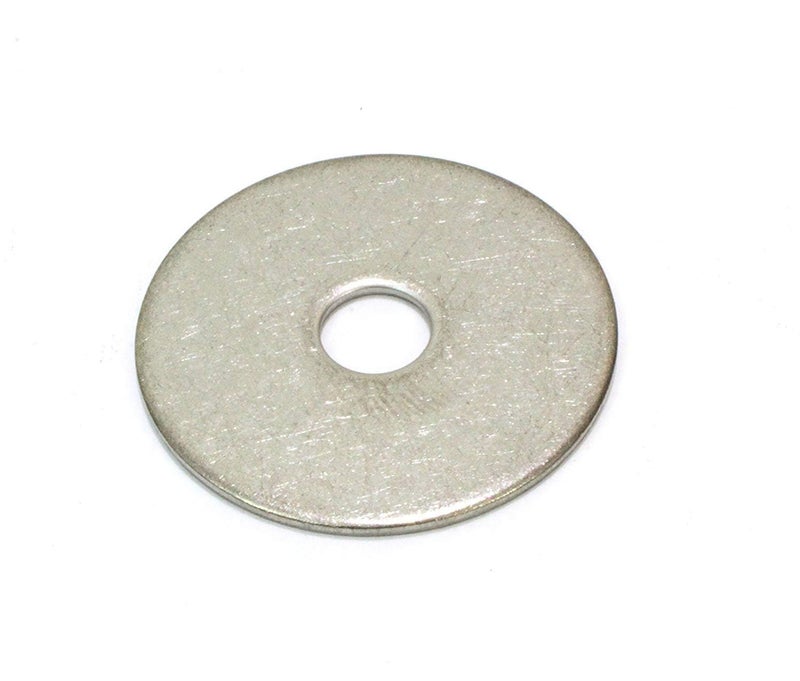 Bolt Dropper Pack of 100 Stainless Steel Fender Washers - 1/4 x 1-1/4-Inch Flat Washers for Screws and Bolts - Corrosion Resistant for Wood, Metal, and Wet Environments - Image 1