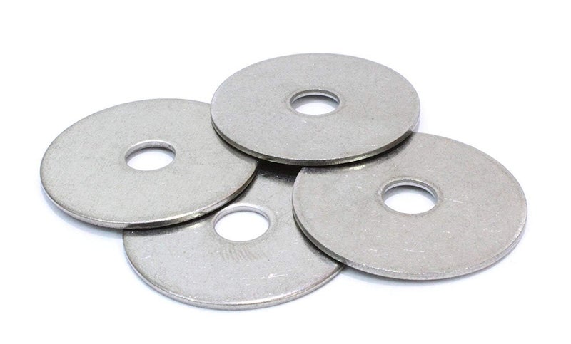 Bolt Dropper Pack of 100 Stainless Steel Fender Washers - 1/4 x 1-1/4-Inch Flat Washers for Screws and Bolts - Corrosion Resistant for Wood, Metal, and Wet Environments - Image 3
