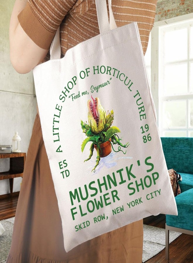 WCGXKO Horror Movie Tote Bag Scary Movie Fans Gift Horror Lovers Merch (Mushnik Tote) - Image 3