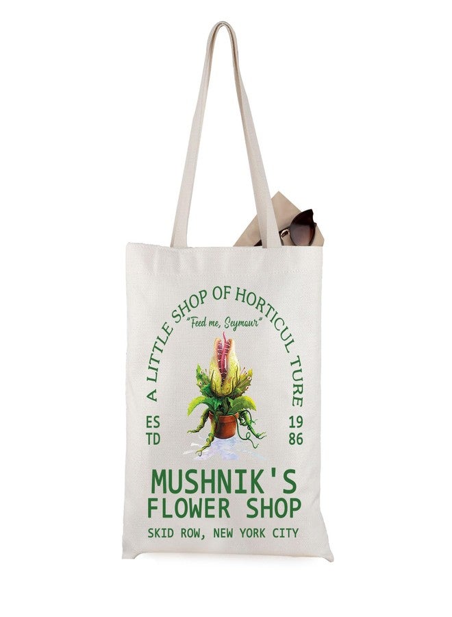 WCGXKO Horror Movie Tote Bag Scary Movie Fans Gift Horror Lovers Merch (Mushnik Tote) - Image 1