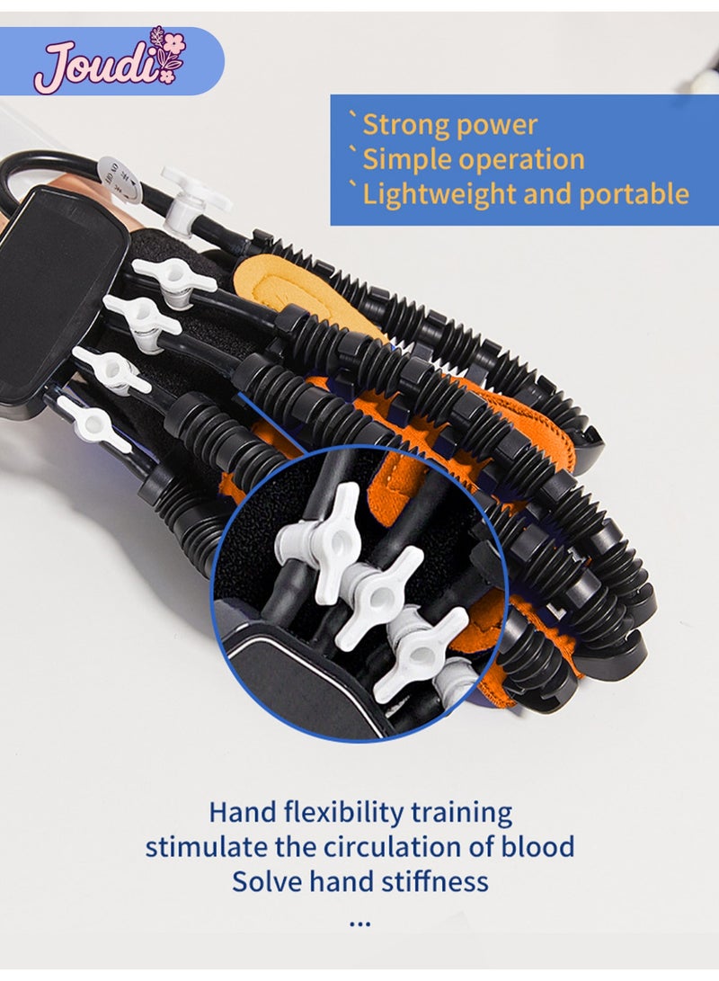 Joudi Rechargeable Hand Rehabilitation Robot Gloves - Portable Stroke Recovery Device for Hemiplegia & Finger Dysfunction, 90-160 Min Battery Life - Image 2