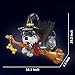 Fangool Mini Schnauzer Magic Building Blocks Adorable Wizard Dog Model Toy Kit Halloween Animal Decorations for Living Room and Bedroom 1298 Pcs Idea Creative Stem Gifts for Adults - Image 4