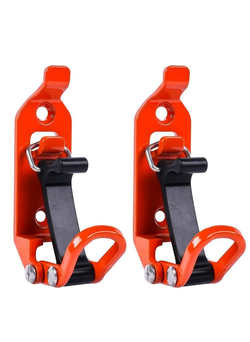 SYOSI Shovel Mount for Roof Rack Kit, Heavy Metal Rubber Clamp Mounting Kit, Long Handle Tool Rack Mounting Kit, Shovel Rack Wall Mounting Kit, Auto Parts, Boats, Military Equipment (2 PCS) - Image 1