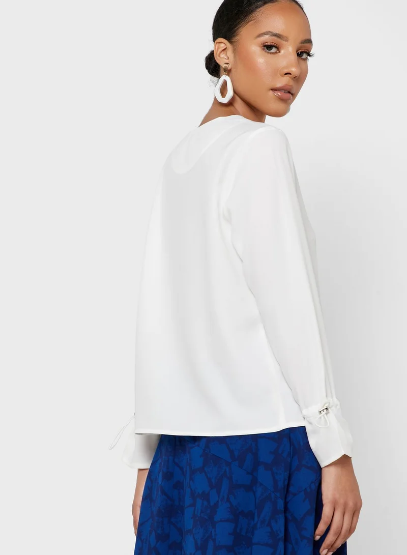 RINA Button Detail Top