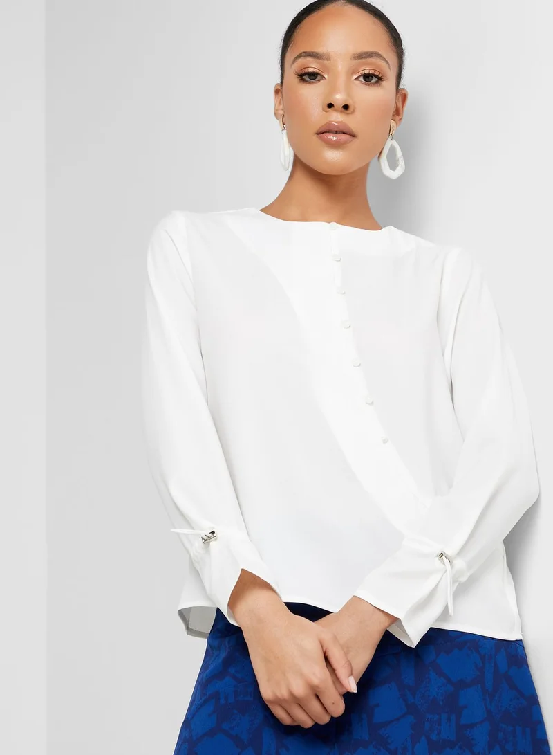 RINA Button Detail Top