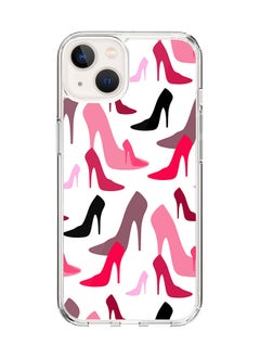 Classic Clear Case for Apple iPhone 14 Hybrid Soft Case Flexible Edges Anti Drop TPU PC Gel Thin Transparent Cover [ Designed for Apple iPhone 14 ] - Hot Heels Full Print