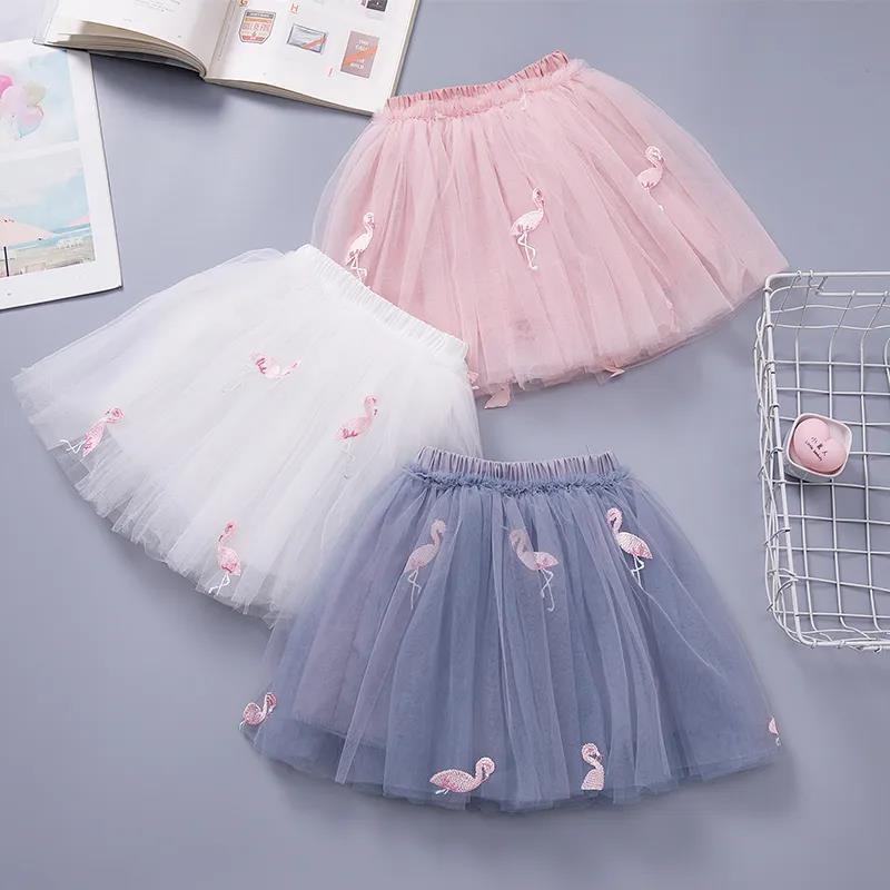 Girls' Skirt Veil Skirt 2023 Spring New Children'S Pent Skirt Girl'S Princess Skirt Solid Color Western Style Short Skirt - Image 4