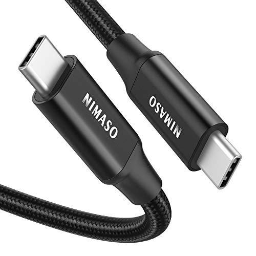 NIMASO USB C 3.1 Gen 2 Cable 10Gbps Data Transfer, 4K Video Output Monitor Cable100W PD Fast Charging for iPhone 17/16/15, MacBook, Huawei Matebook, iPad Pro 2020, Chromebook, KYY, Dell, LG, ARZOPA - Image 1