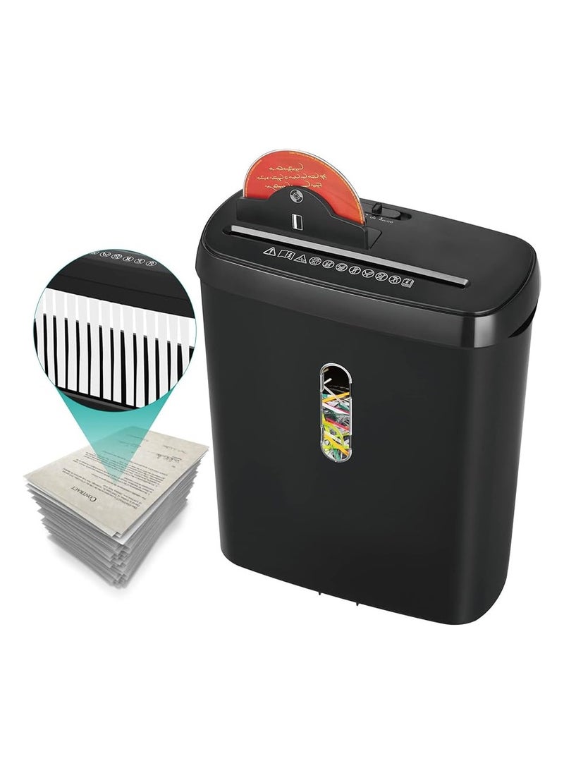 LY - Paper Shredder, 8-Sheet Strip Cut with 3.17-Gallon Basket, P-2 Security Level, 3-Mode Design Shred CD & Credit Card, Durable and Fast with Jam Proof System, Paper Shredder for Home Office - Image 1