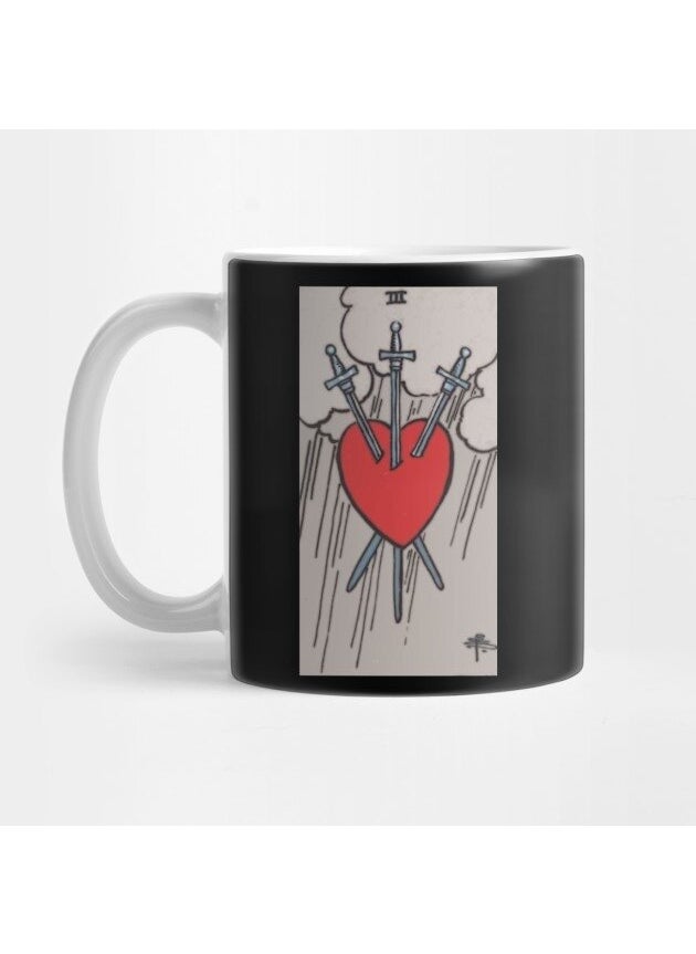 Pixxa - Tarot Card = Three Of Swords Cup of Cups - Image 1