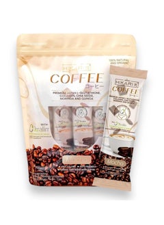 Hikari Hikari Premium Japan Coffee Mocha (L-Glutathione, Collagen, Chia Seeds, Moringa and Quinoa) 10 Sachet  - Image 1
