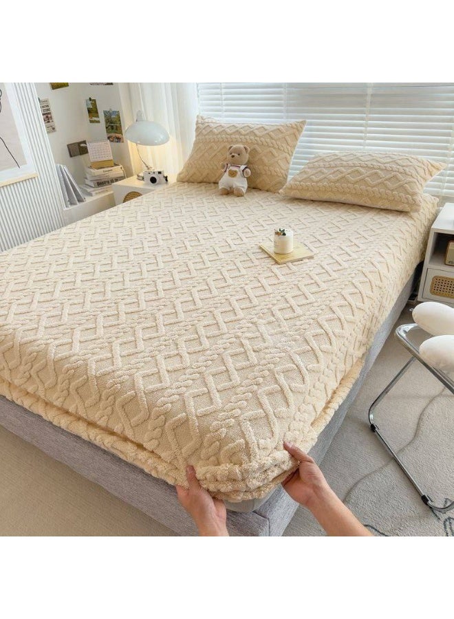 فوكس دفايه سرير الدفايه لاي سرير الاستيك داير ما يدور ثابت علي السرير ميتحركش دفايه + ٢ خداديه طقم دفايه 3قطع بيلبس اي سرير من 150 / 160سم وكمان باستيك مش هتتحرك من علي المرتبه - Image 1