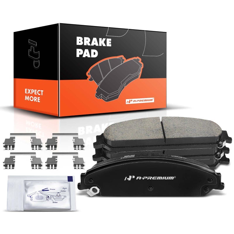 A-Premium APremium Front Ceramic Disc Brake Pads Set Compatible with Chrysler Dodge Models 200Avenger 20132014 300 20052023 Caliber 20082009 Challenger 20092023 Charger 20062023 Magnum 20052008